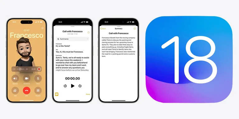 iOS 18 Brings Call Recording and Transcription Features