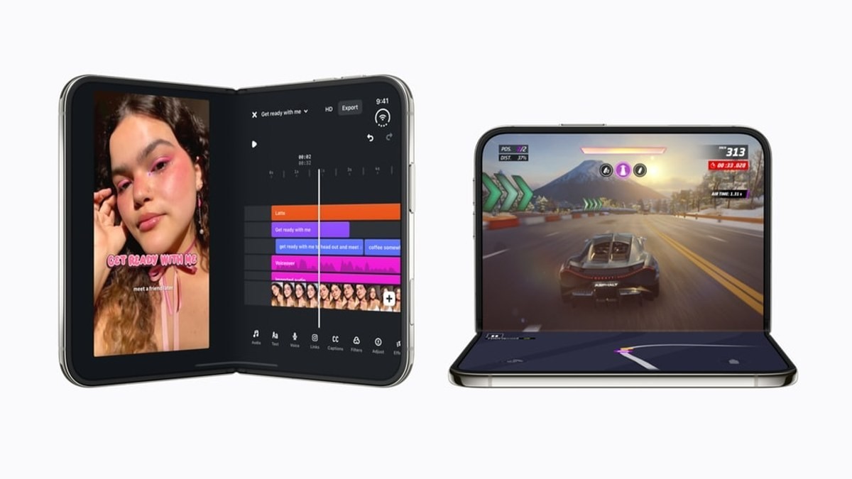 Apple’s original iPhone Duo renders showing Instagram Edits and Asphalt Legends.