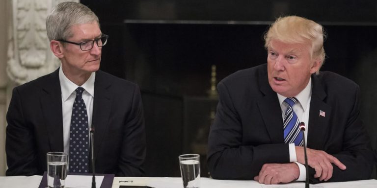 Tim Cook Voices EU Fines Concern with Trump
